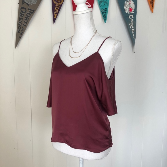 Wilfred Silk Cold Shoulder "Draveil" Blouse - Picture 4 of 4